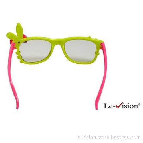Polarized 3D Glasses for Children, Enjoy Passive 3D Film, Supports Passive System, Server
